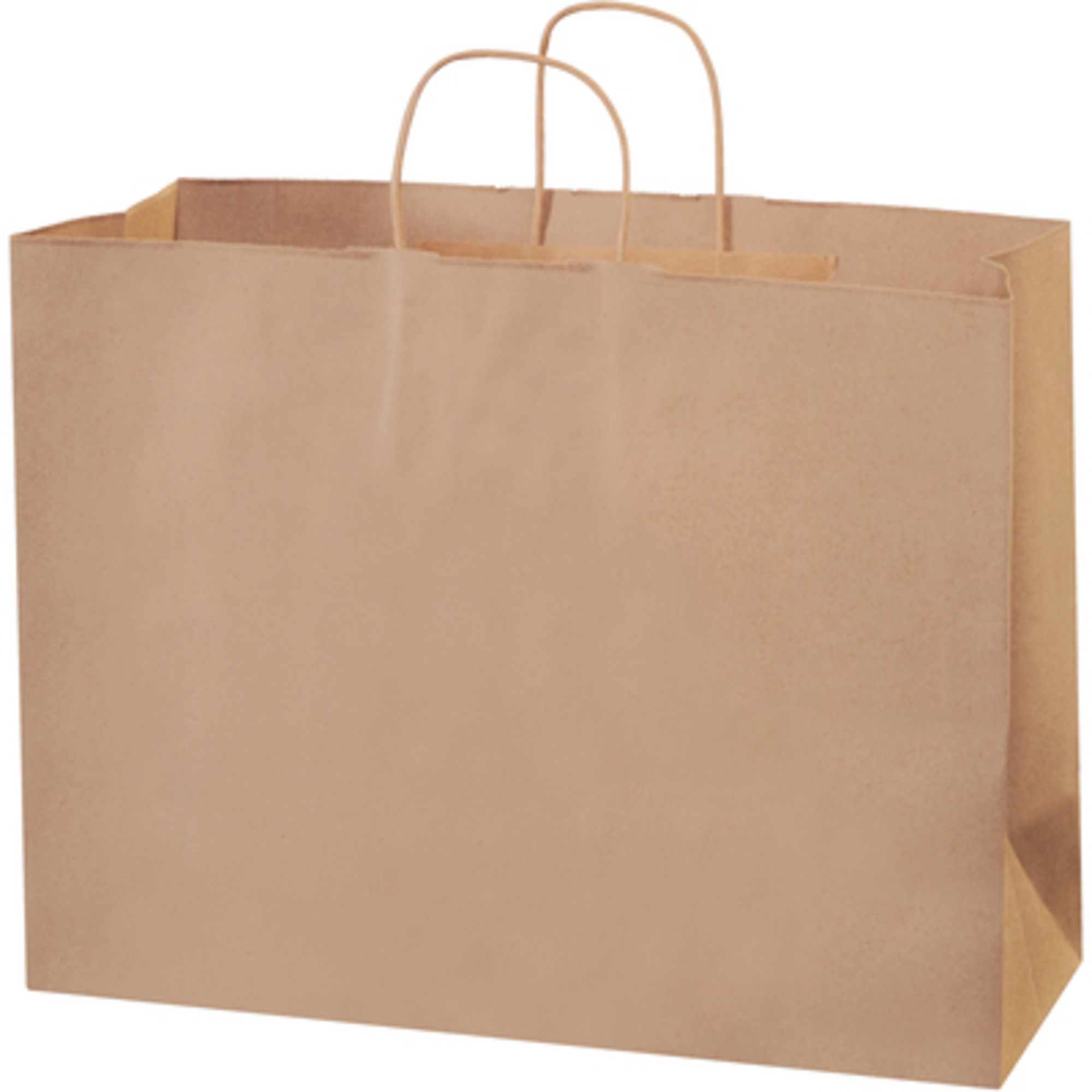 16 x 6 x 12in. Kft Paper Shopping Bags 250/CS, Length 16 in, Model# BGS108K